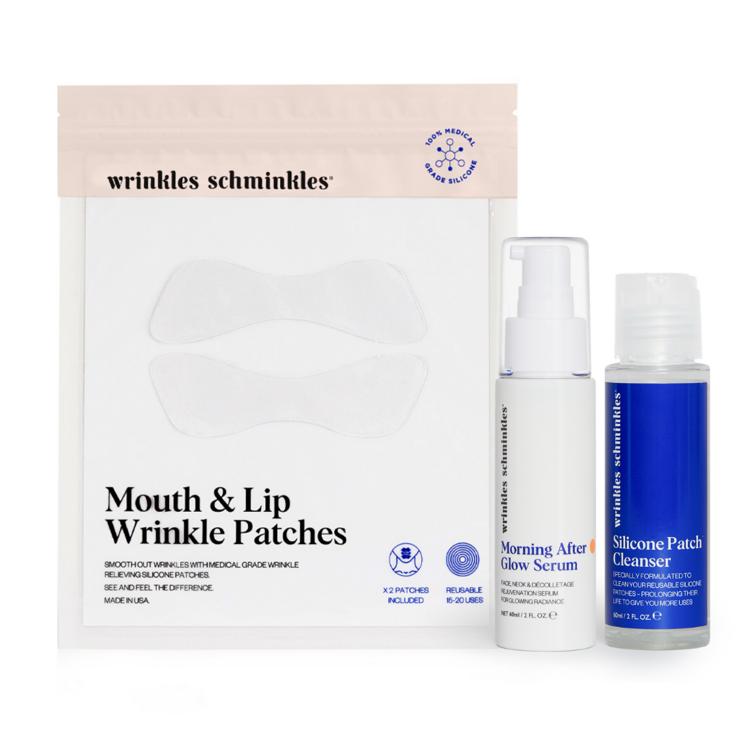 Wrinkles Schminkles, Mouth & Lip Wrinkle Treatment Pack, Silicone Mouth  Patch to Treat Marionette Lines & Smokers Lines