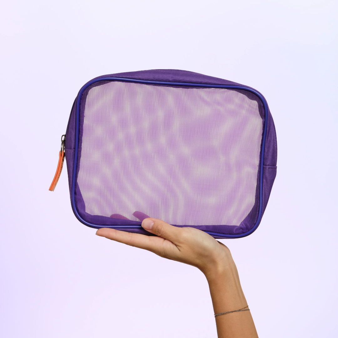 Wrinkles Schminkles Mesh Cosmetic Bag packaging