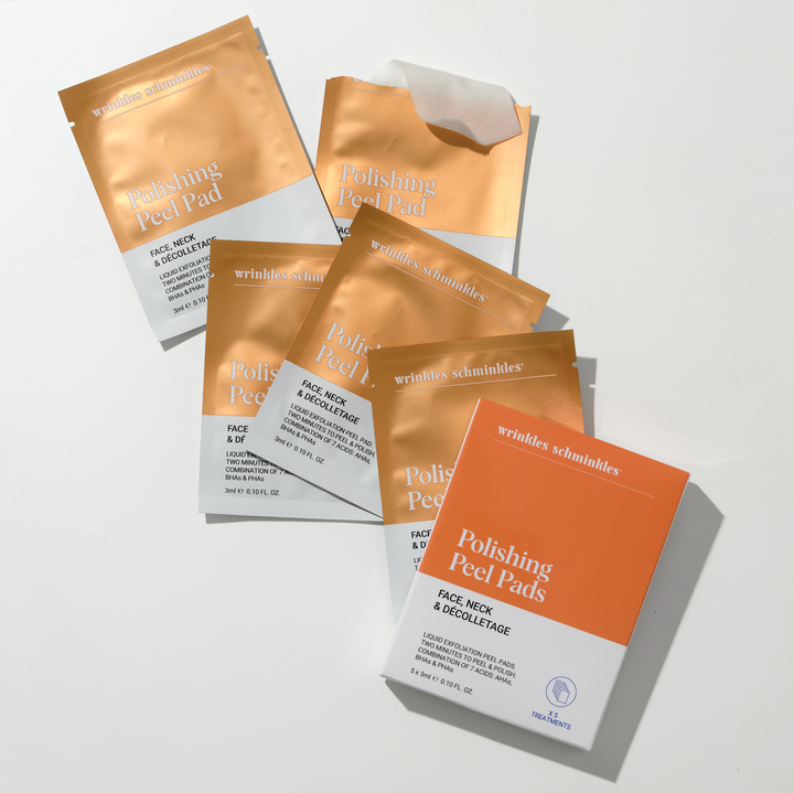 Face, Neck & Décolletage Peel Pads - Set of 5 Towelettes