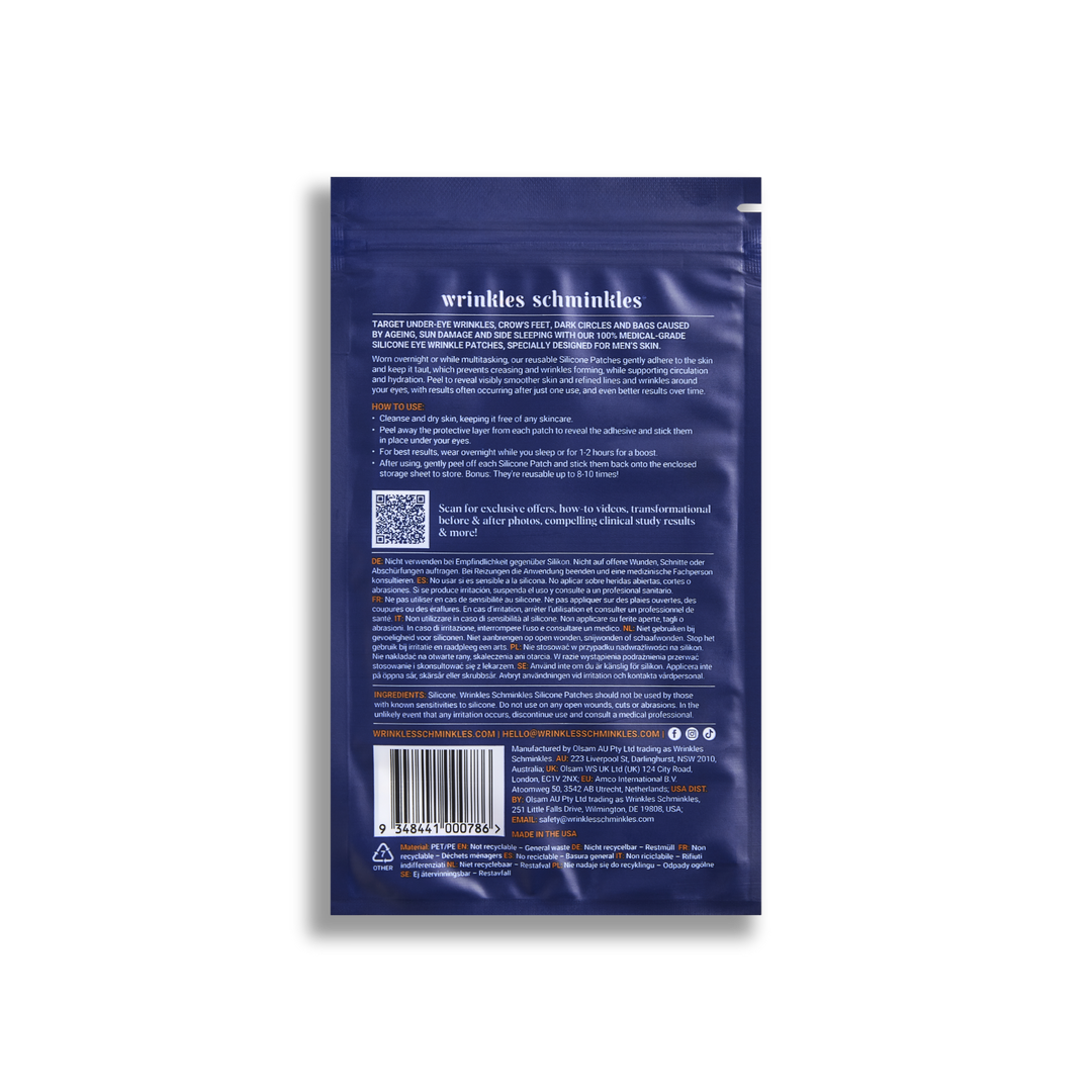 Men's Pro Eye Wrinkle Patches - One Pair