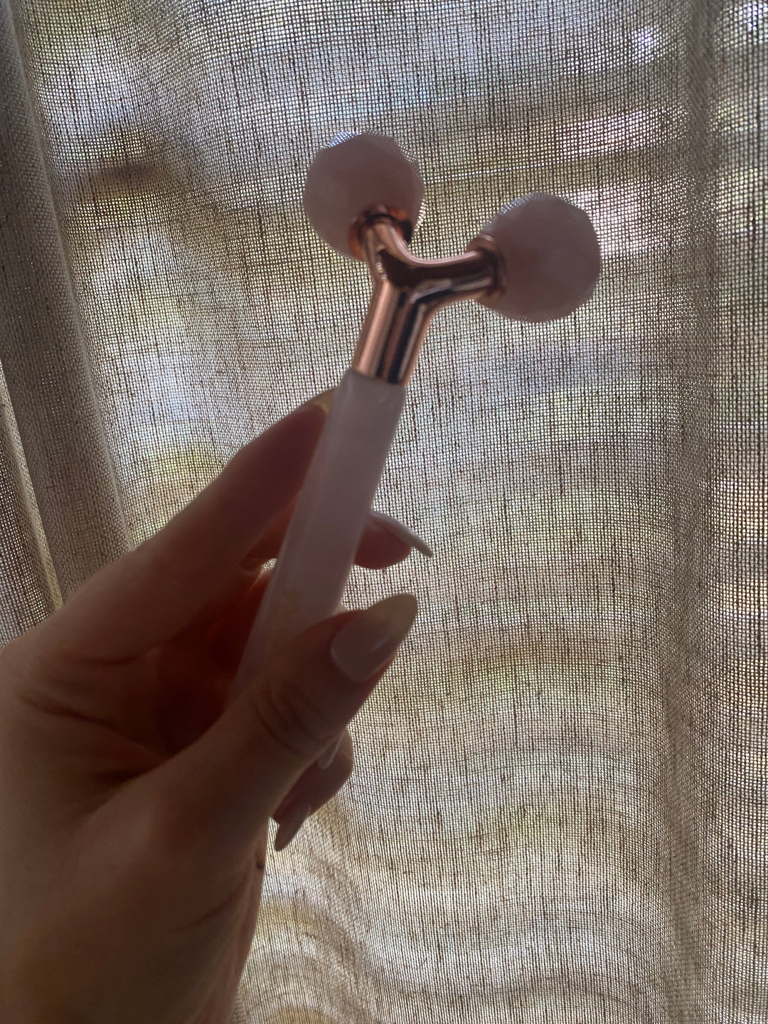 Rose Quartz Sculpting Roller